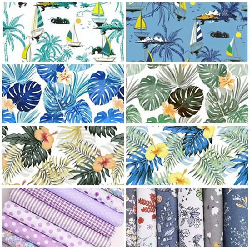 Print Plain Cotton Fabric